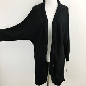 Long Black Cardigan